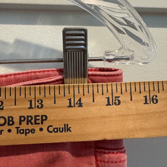 J Jill Authentic Fit Slim Ankle Jeans Women SZ 4 Pink Nantucket Red Ankle Pants - Picture 11 of 13